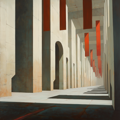 Interior Sci-Fi Hall