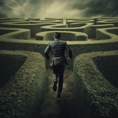 Chased in the Maze