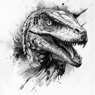 Raptor Tattoo Design