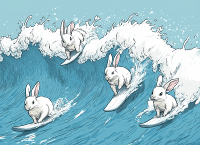 Surfing Rabbits
