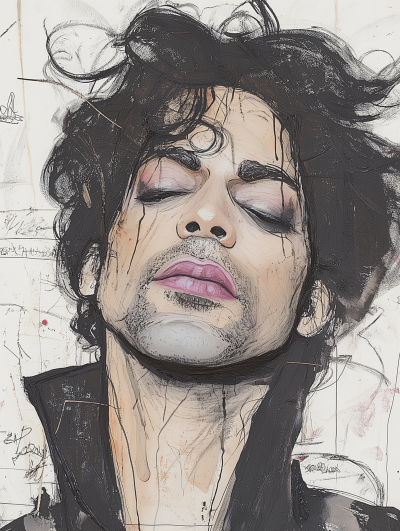 Unique Portrait of Musician
