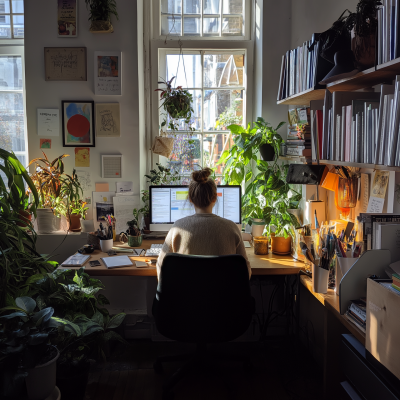 Freelance Journalist Home Office