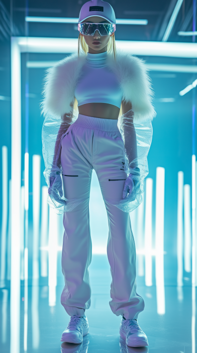 Futuristic Golfwear Outfit