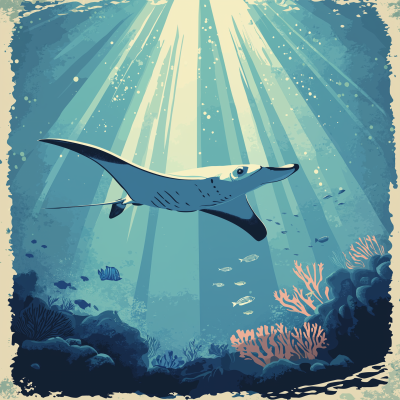 Majestic Manta Ray