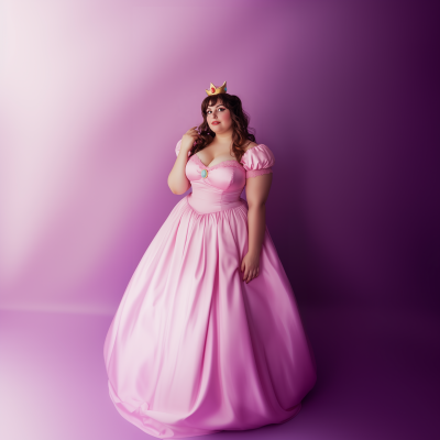 Princess Peach Inspired Portrait
