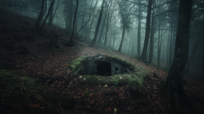 Deserted Ruins in the Woods