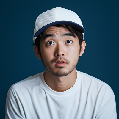Confused Asian Man