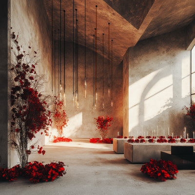 Minimalistic Wedding Hall