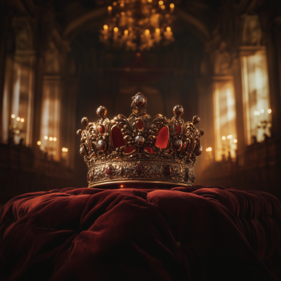 Regal Crown and Throne