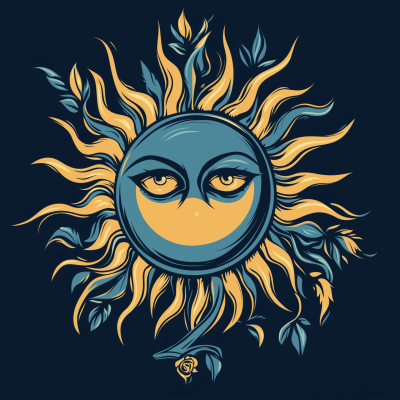 Radiant Sun Mascot Logo