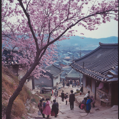 Spring in 1960s South Korea