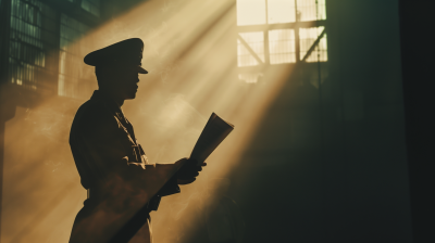 Military Officer Silhouette