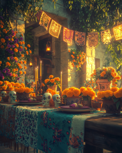 Día de los Muertos Altar