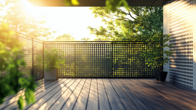 Modern Balcony with Organic Touch