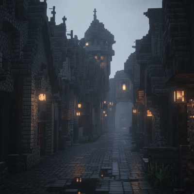 Gothic Alleyway Background