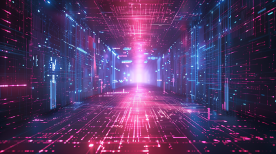 Futuristic AI Logo
