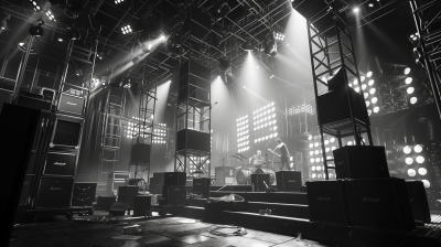 Monochrome Music Stage