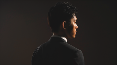 Confident Man in Suit