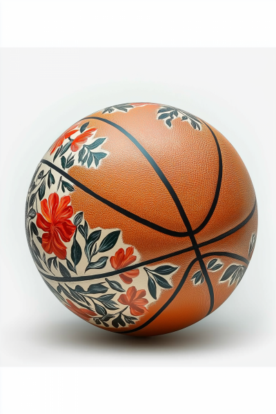 Khokhloma Basketball Art