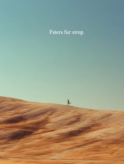 Runner on a Warm Trail