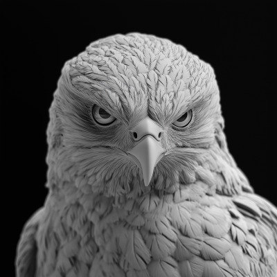 Realistic Gyrfalcon