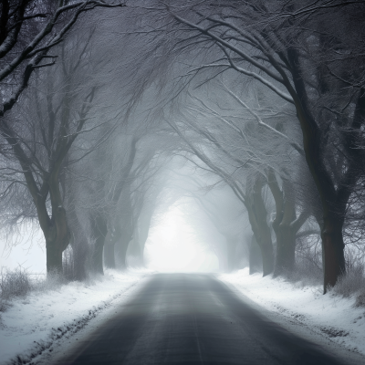 Serene Snow Landscape