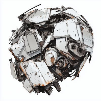 Giant Mech Scrap Pieces