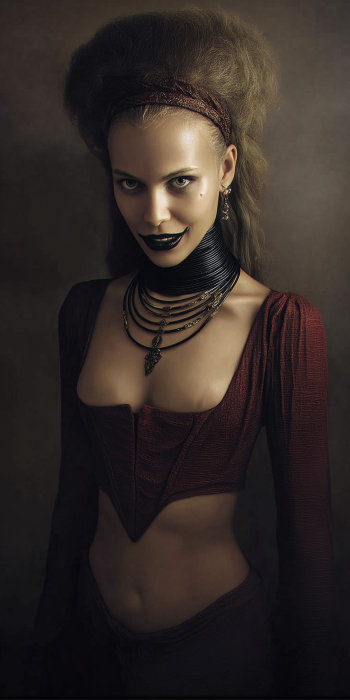 Pale Vampire Portrait