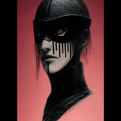 Masked Character Artwork