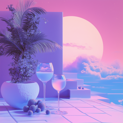 Blissful Blueberry Cream Daydream