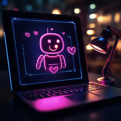 Holographic Chatbot Sharing Love