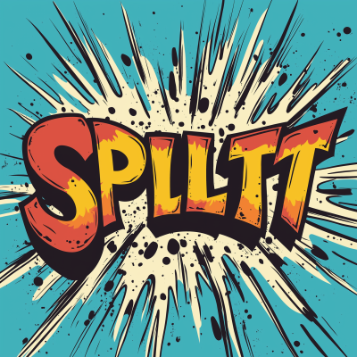 splitz in retro style