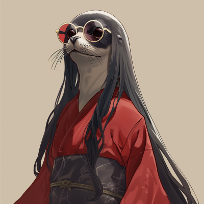 Ninja Seal with Long Hair