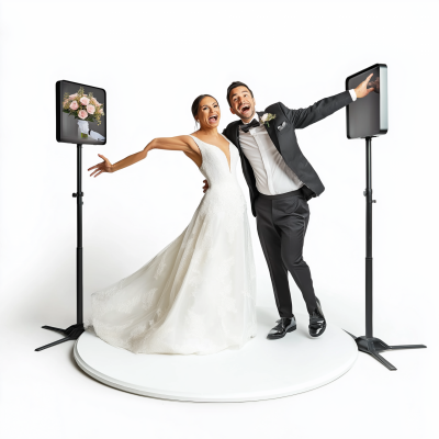 360° Photobooth with Bride and Groom