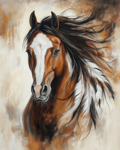 Majestic Chestnut Warrior