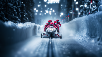 Bobsleigh Team Sprinting