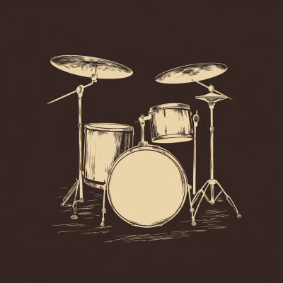 Simplistic Drum Set Design