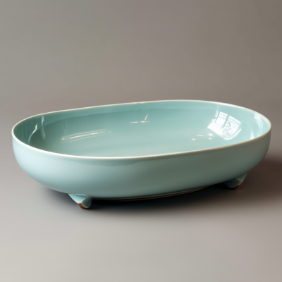 Light Blue Oval