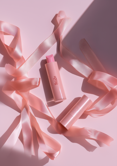 Elegant Lip Balm Flat Lay