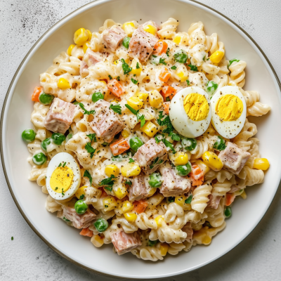 Creamy Pasta Salad with Tuna