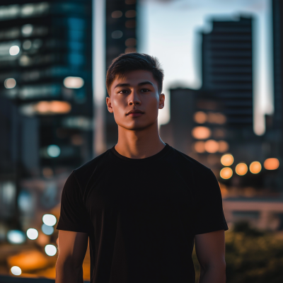 Evening City Lights