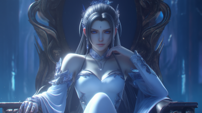 Dramatic Wuxia Style Character