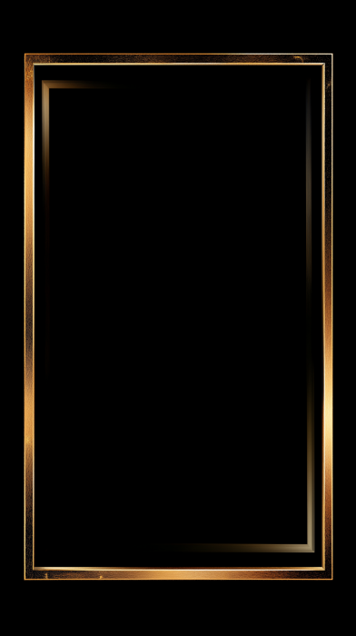 Golden Ornament Frame