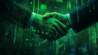 Business Partnership Technology Illustration
