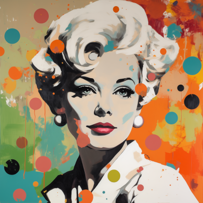 Retro Film Star Pop Art