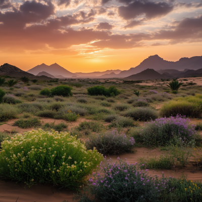 Sunset at Nature Reserve
