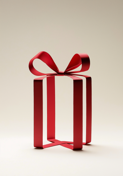 Elegant Red Gift Box