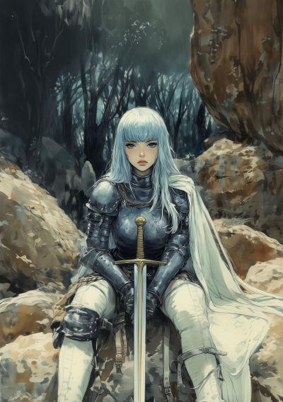 Blue Haired Knight