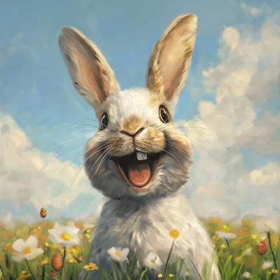Funny Happy Easter Card