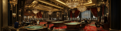 Inside View of Casino Gaming Area